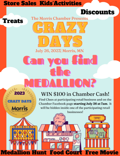 Morris Crazy Days Medallion Hunt